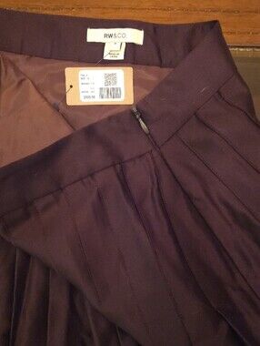 RW&Co - Classic A-Line Women's Skirt in Rich Chocolate BNWT